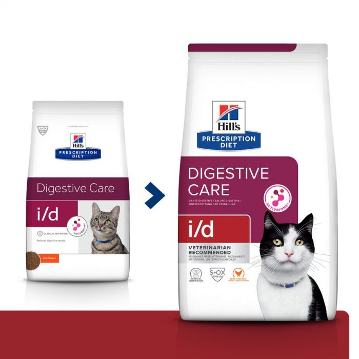 Hill s Feline I D Digestive Care 6x400gm Vet Pet IE