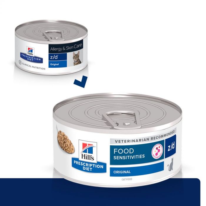 Hills Feline Z D Food Sensitivities 156g 1x24Tins