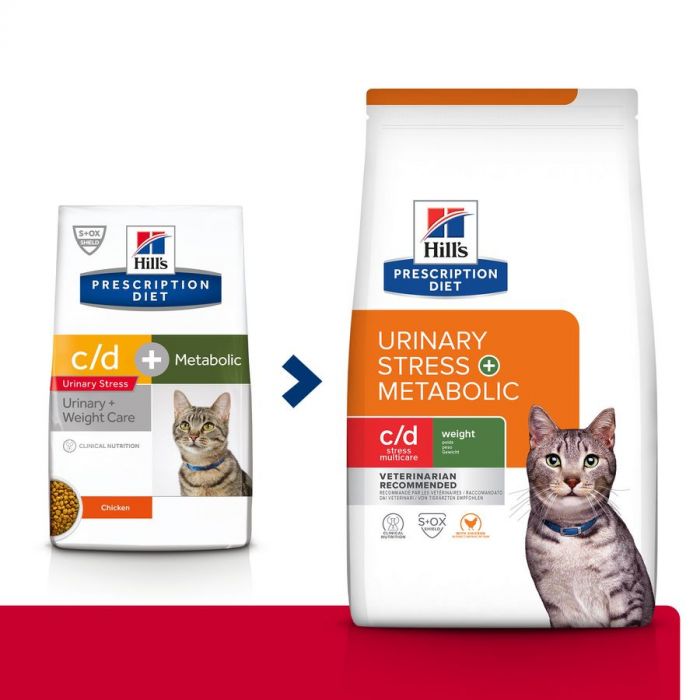 Hills Feline C D Urinary Multicare Stress Metabolic 1.5kg Vet Pet IE