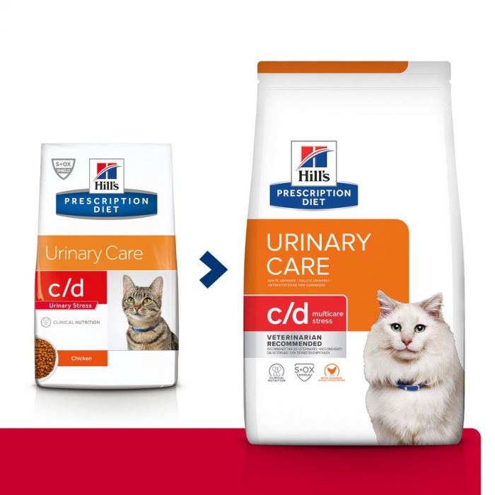 Hills Feline C D Multicare Urinary Stress Chicken Vet Pet IE