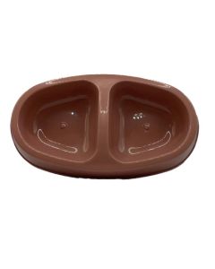 Bowl DoubleDiner Cat 3 Plastic