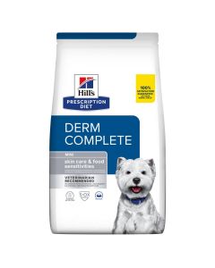 Hills Prescription Diet Derm Complete Mini Dry Dog Food 1kg 606429