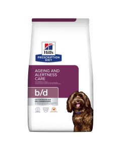 Hills Prescription Diet b/d Ageing Care Dry Dog Food 3kg 606218