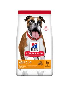 Hills Science Plan Adult Light Medium Chicken Dry Dog Food 2.5kg 604282