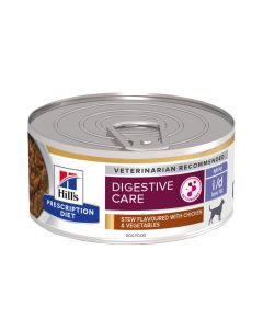 Hills Prescription Diet i/d Digestive Care Low Fat Stew With Chicken Wet Dog Food 24x156gm 606389