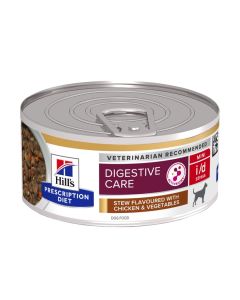 Hills Prescription Diet i/d Digestive Care Stress Mini Stew WIth Chicken Wet Dog Food 24x156gm 606414