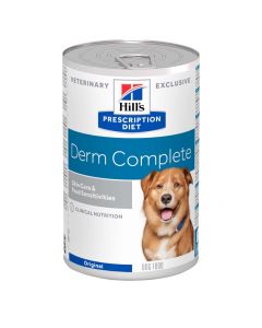 Hills Prescription Diet Derm Complete Wet Dog Food 12x370gm 607709