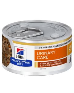 Hills Prescription Diet Feline  c/d Urinary Care Stew Chicken Vegetable 24x82gm 605644