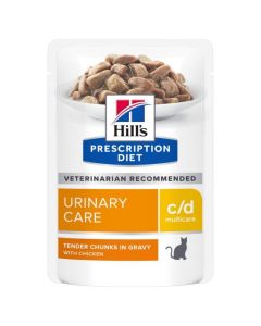 Hills Prescription Diet Feline c/d Multicare Chicken 12x85gm 607352