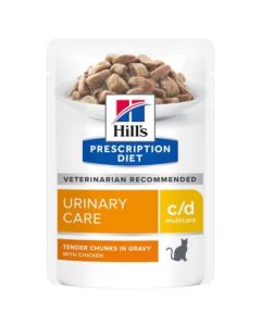 Hills Prescription Diet Feline c/d Urinary Stress Chicken 12x85gm 607560