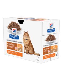 Hills Prescription Diet Feline k/d + Mobility 12x85gm 607554