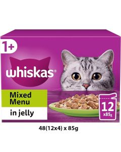 Pedigree Whiskas Favourites In Jelly  48x85gm