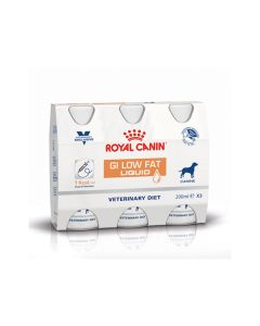 Royal Canin GI Low Fat Liquid Adult Wet Dog Food 3x200ml