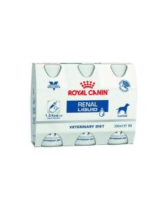 Royal Canin Renal Liquid Adult Wet Dog Food 3x200ml