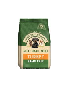 James Wellbeloved Dog Adult Small Breed Grain Free Turkey 1.5kg