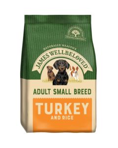 James Wellbeloved Dog Adult Small Breed Turkey & Rice 7.5kg