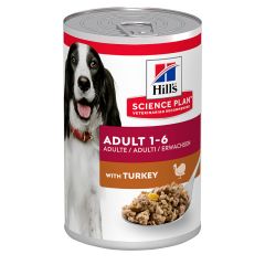 Hills Science Plan Canine Adult Turkey 370g 1X12tin